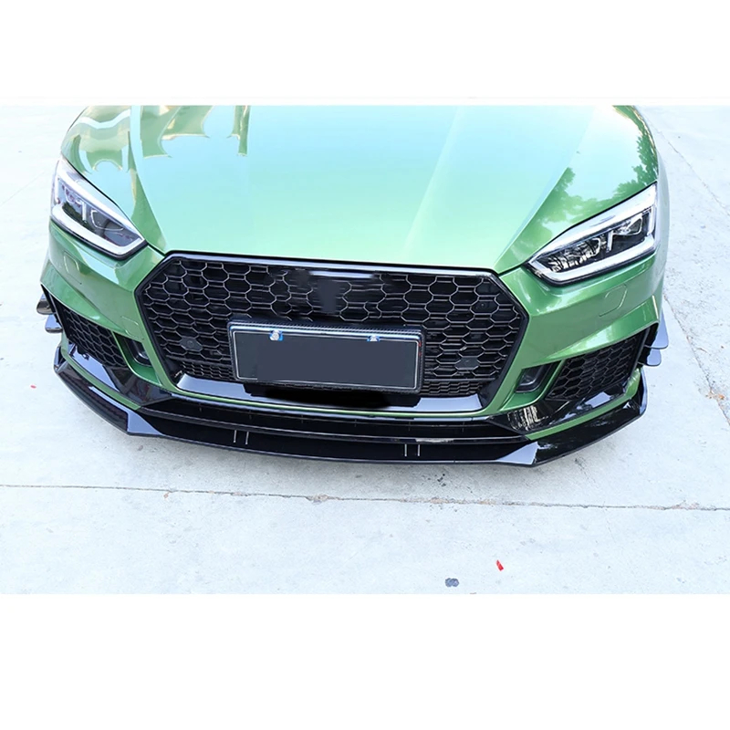 

Car ABS Black Bumper Wind Knife Protector Fits for A5 S5 RS5 2017 2018 2019 2020