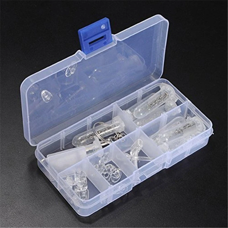 

New Glasses Optical Repair Tool Assortment Kit Screw Nut Nose Pad Set Durable Eyeglass Assortment Kit Set