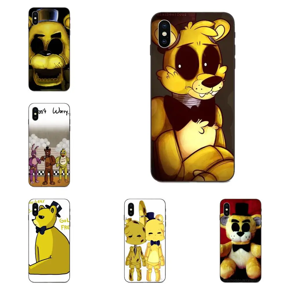 Чехол из ТПУ для Galaxy A10S A20S A2 Core A30S A40S A50S A70S A90 5G M10 M30S M40 Note 10 Plus Золотой Фредди Five Nights |