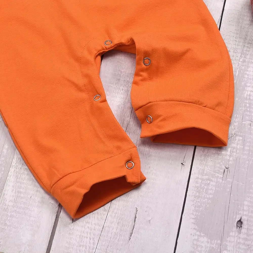 

Cute Cotton Cartoon New Baby Boy Hat+Bodysuit Long Sleeve Newborn Kids Jumpsuit One Piece Clothes For Halloween ropa de bebe