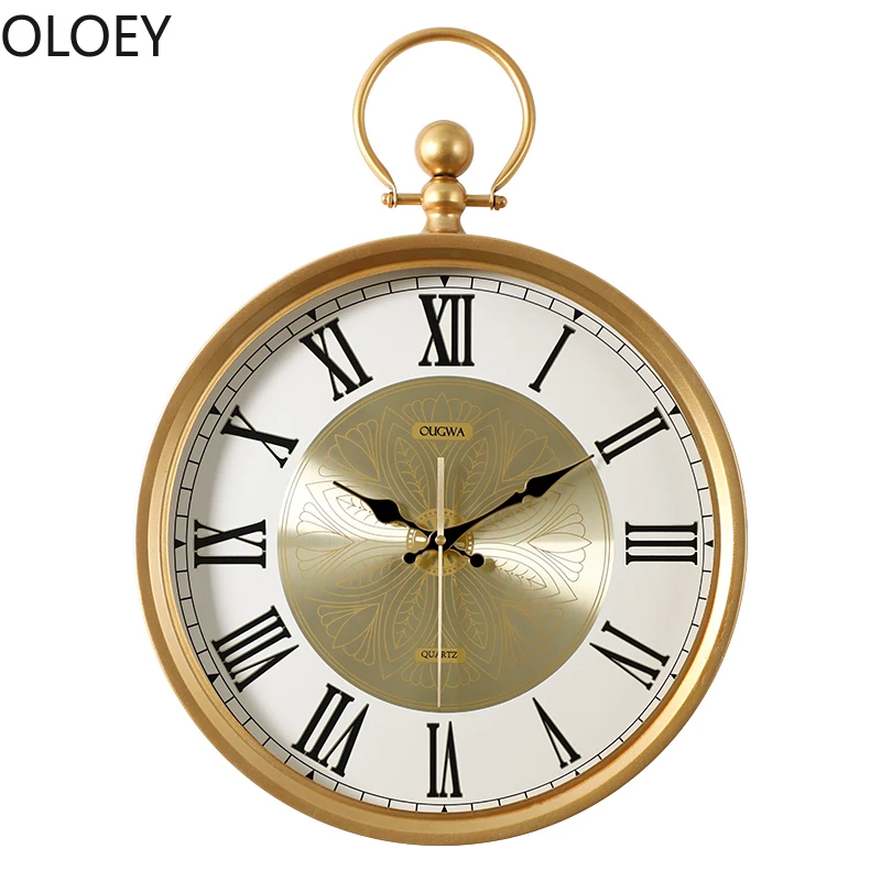 Скандинавские современные декорация настенные часы Металлические креативные