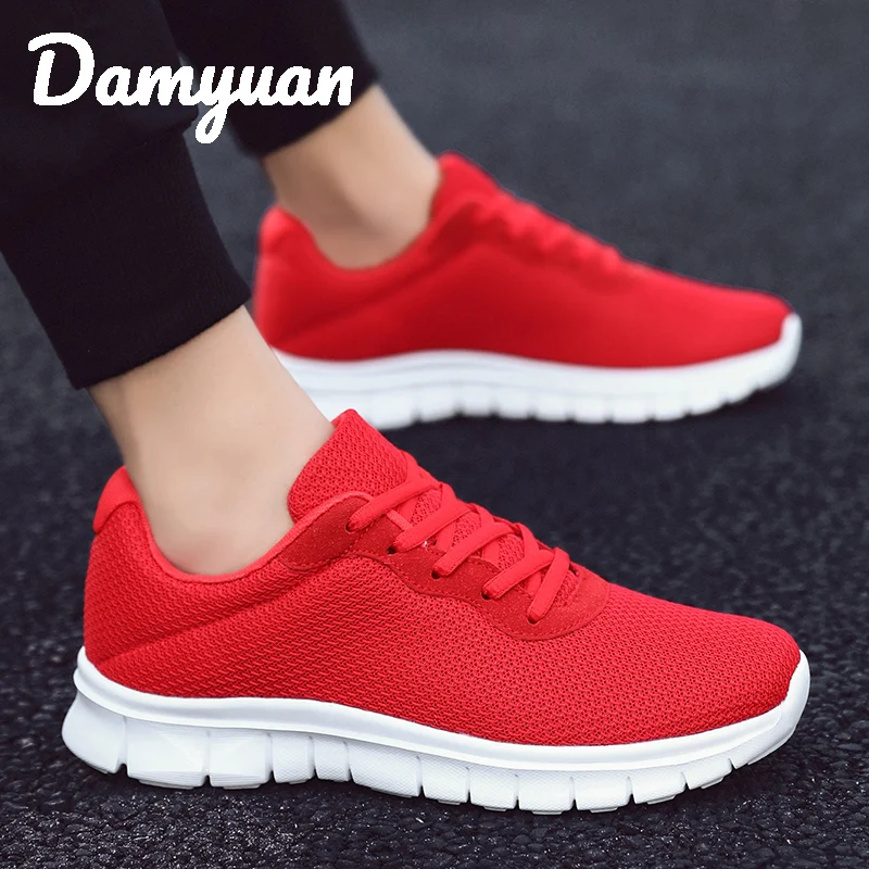 Damyuan 2019 Fashion comfort of new lightweight couples in winter Sneakers Breathable soft skid-proof running shoes Big Size 47 | Спорт и