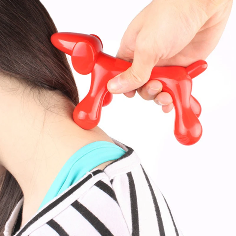 Новый пластиковый многофункциональный ручной роликовый массажер для ног лица