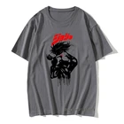 Футболка мужская в японском стиле, Винтажная футболка с рисунком героев мультфильма Невероятные приключения Джоджо, бренди Джоджо