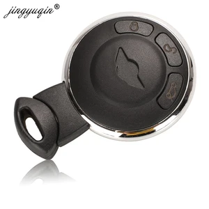 Чехол для смарт-ключа с 3 кнопками jingyuqin, Сменный Чехол для ключа с дистанционным управлением без ключа для BMW Mini Cooper R56