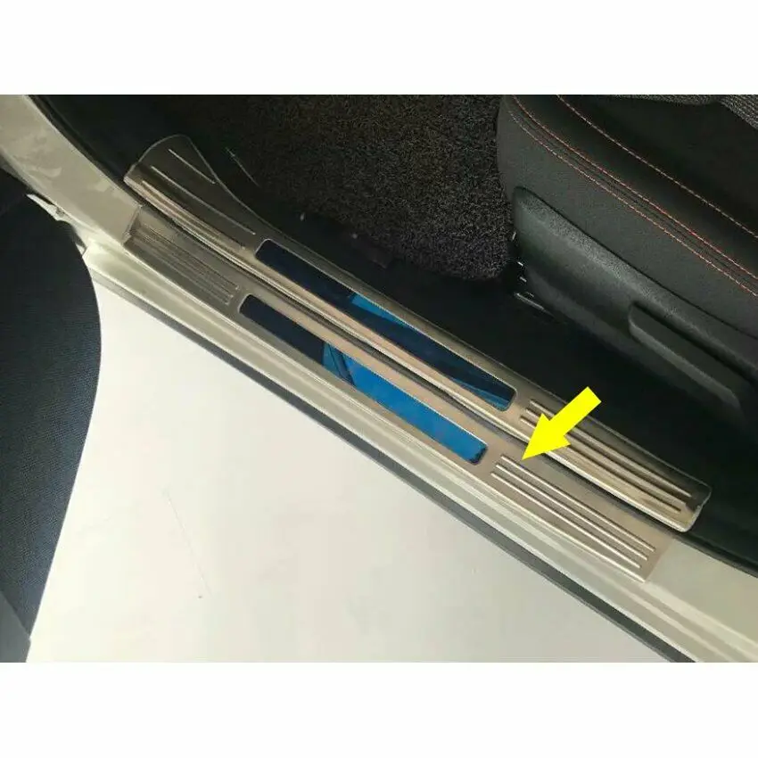 

Fit For Subaru New XV/Crosstrek 2018 Door Sill Outside Plate Cover Trim