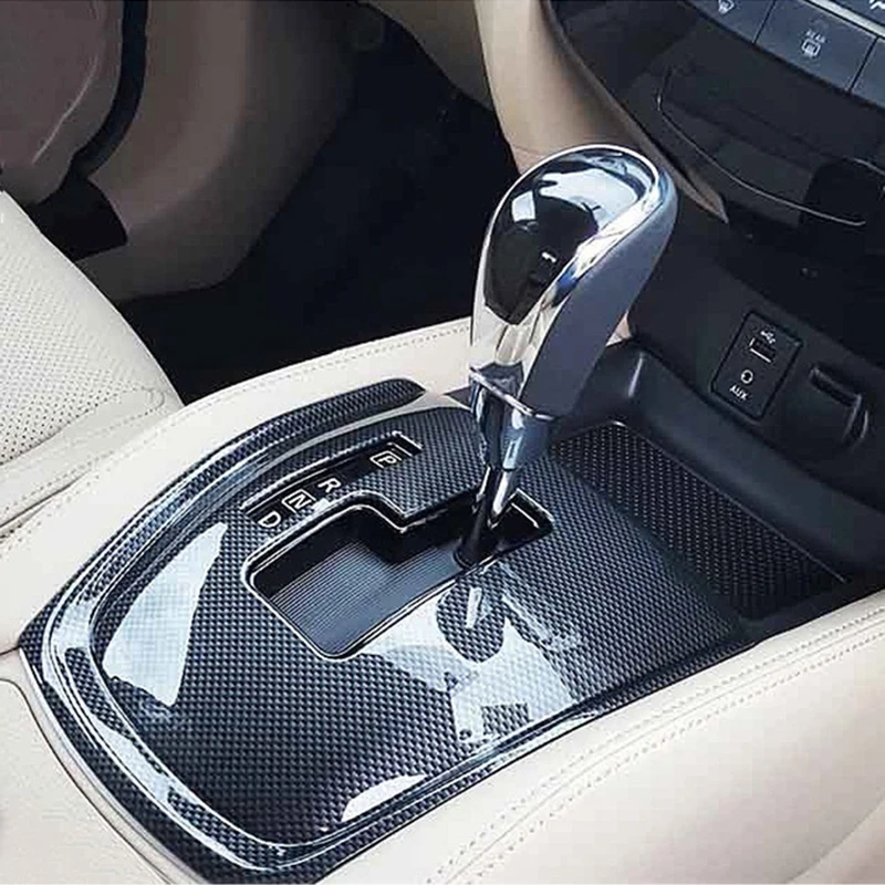 Для Nissan New X Trail T32 Rogue ABS Shifter Box Панель стикер автомобильные аксессуары 2017