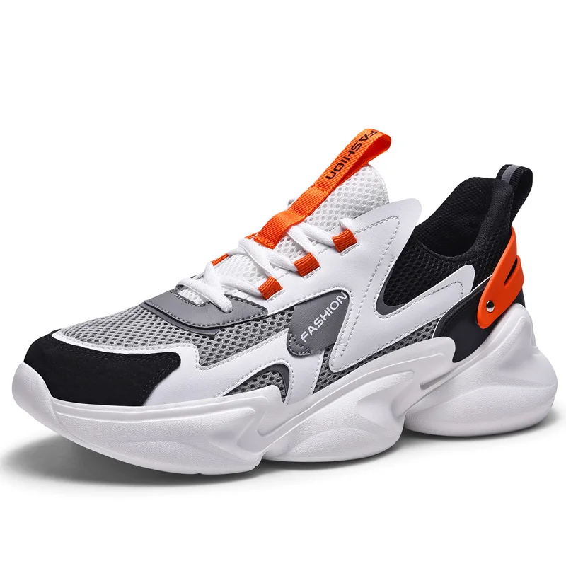 

2021 Hot New Lightweight Sneakers Running Shoes For Men Breathable Mesh Athletic Sport Shoes Run Training Support Drop-Shipping