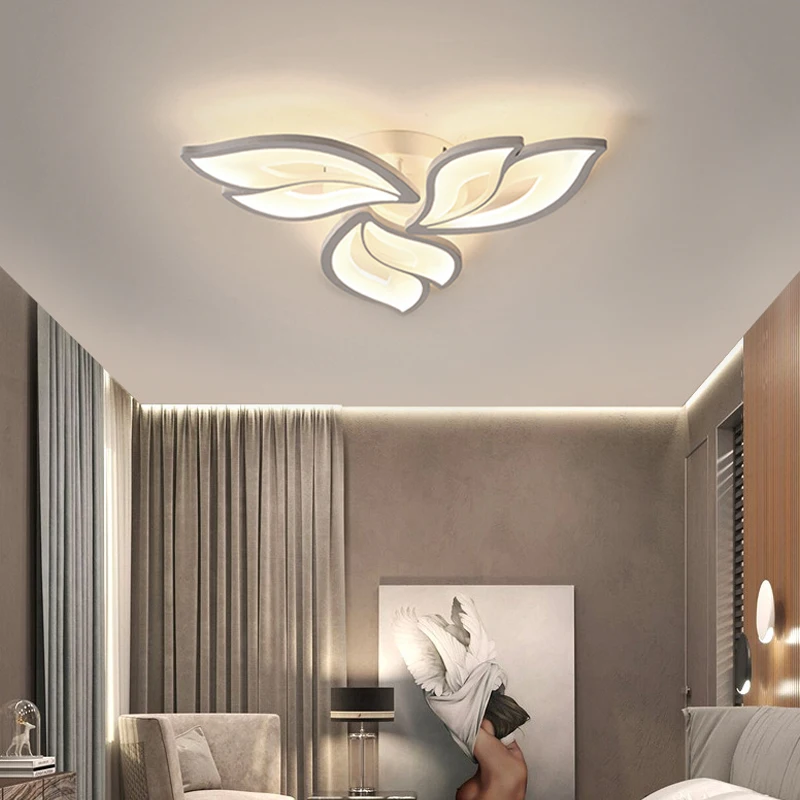 Современная светодиодная потолочная люстра для гостиной спальни с