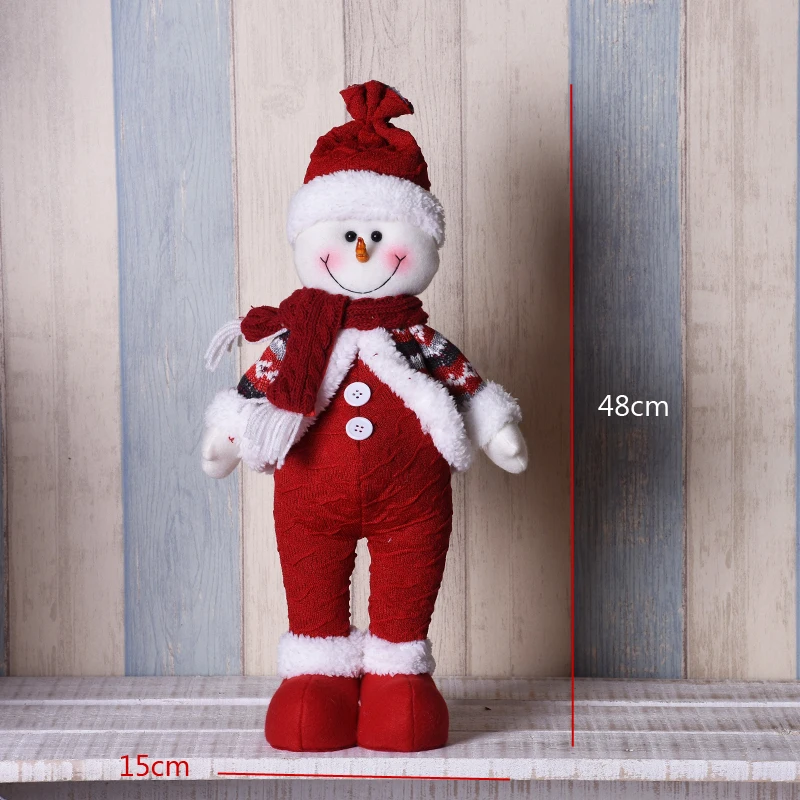 snowman 247 Новогодний подарок рождественские украшения куклы выдвижной Санта Клаус игрушечные Снеговики Рождественская елка орнамент домашний декор Navidad - Цвет: snowman 247