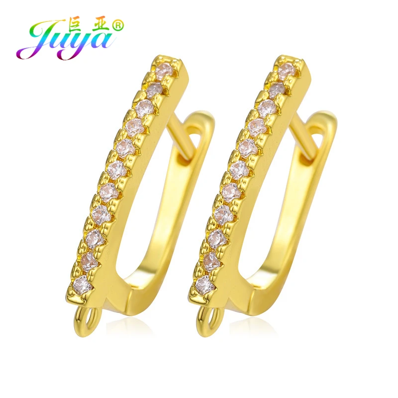 Juya DIY креативная золотистая/Серебристая застежка базовая проволока для ушей