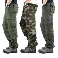2022 spring mens cargo pants khaki military men trousers casual cotton tactical pants men big size army pantalon militaire homme