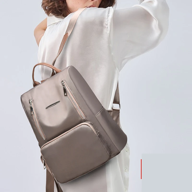 

2021 Preppy Style Bookbag for women trend waterproof Oxford shoulder bag new lady multifunctional travel rucksack casual Mochila