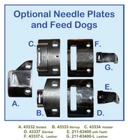 new needle platefeed dog for juki 441 topeagle tcb 441 43332 slotted 43333 stirrup 43334 holster 43337 blanket 43337 l leather