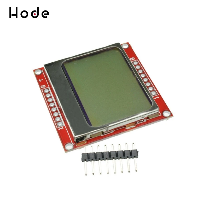 84x48 ЖК модуль белая подсветка адаптер PCB для Nokia 5110|Детали и аксессуары приборов| |