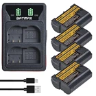 Аккумулятор Batmax 2280 мАч EN-EL15C EN-EL15 + новое двойное зарядное устройство USB для Nikon Z5,Z6,Z6 II,Z7,Z7II D600 D610 D600E D800 D800E D810