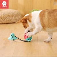 kimpets dog toys bite resistant teething pet puppies dog biting themselves playing sucker tug of war pull ball
