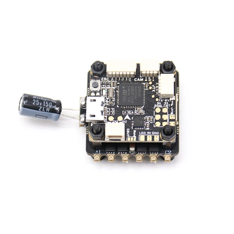 F4-20A Flying Tower TCMM F4 Контроллер полета OSD и 20A Blheli_S 2-4 S DSHOT600 бесщеточный ESC для дрона с дистанционным управлением с видом от первого лица 20x20 мм - Цвет: F4-20A Flying Tower