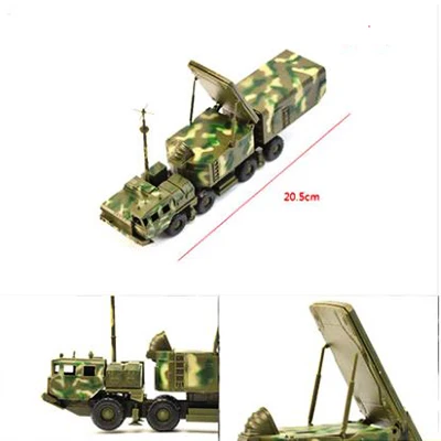 Красный 1/72 1: 72 Российская армейская S-300 ракетная система радарная машина пластиковый сборный грузовик пазл Строительный набор военный автомобиль модель игрушка подарок - Цвет: Красный