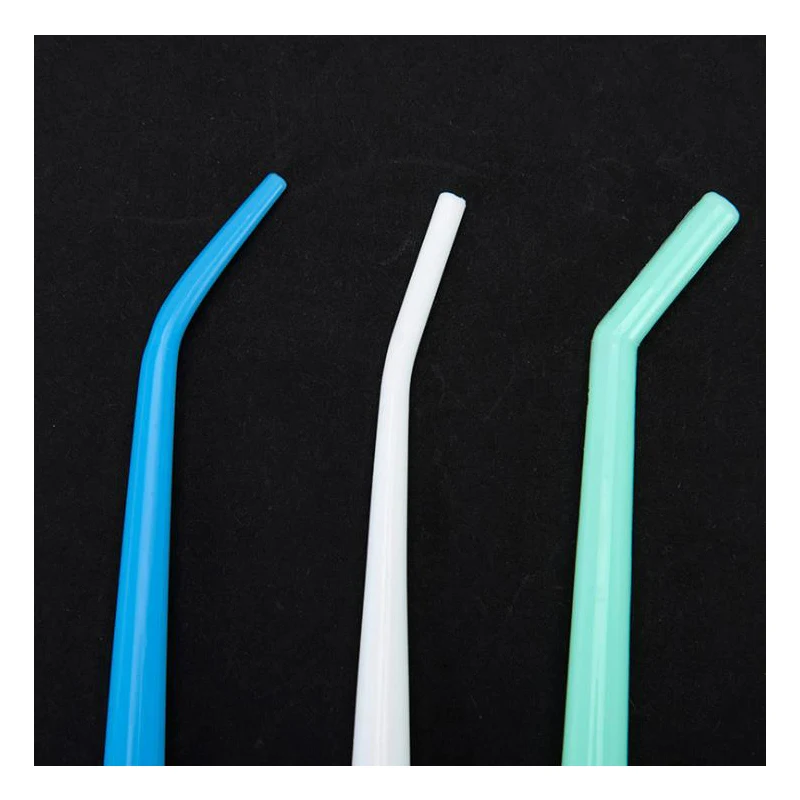 100 шт. одноразовые стоматологические всасывающие наконечники изогнутые