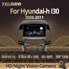 TIEBRO 2 Din Android10.0 Car Radio For Hyundai-h I30 2006 2007 2008 2009 2010 2011 Player Multimedia Touch IPS Screen Car Stereo