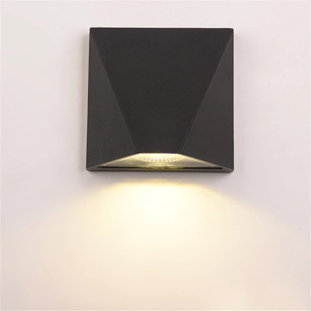 Modern minimalist LED wall lamp indoor outdoor waterproof wall lamp courtyard aisle porch balcony light fixture IP65 AC85-265V