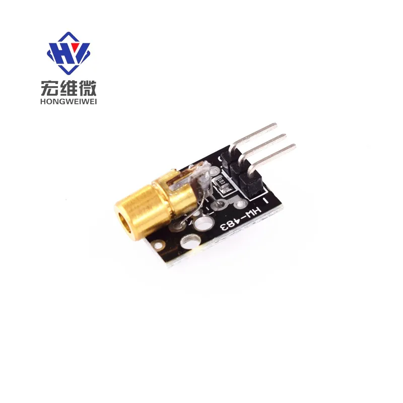 

KY-008 3pin 650nm Red Laser Transmitter Dot Diode Copper Head Sensor Module for Arduino AVR PIC DIY Compatible with MEGA 2560