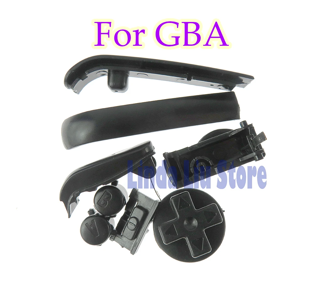 ChengChengDianWan 5 комплектов пластиковые кнопки для GBA A B L R кнопка D Pad Nintendo Game boy