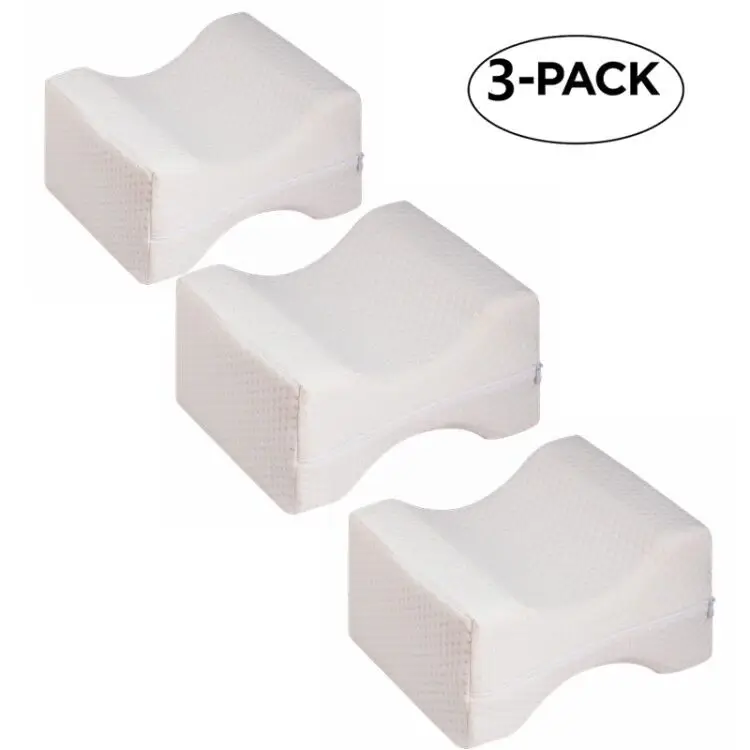 HM022-3pack Ортопедический пенный наполнитель с эффектом памяти наколенник клиновидная Подушка для сна Sciatica задняя Бедро совместное Обезболивание спящий на боку подушка поддержки ног - Цвет: HM022-3pack