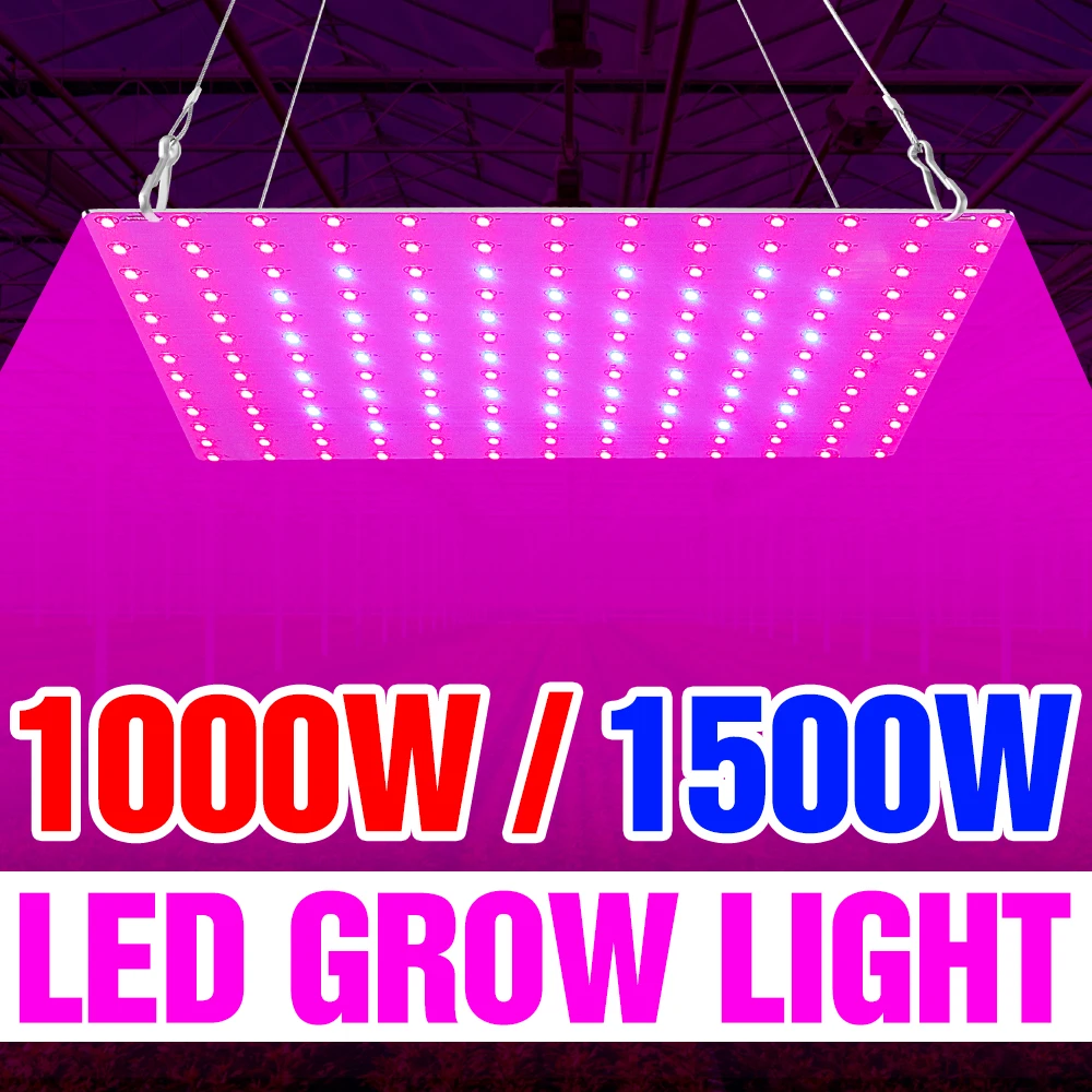 

220V Full Spectrum LED Plant Grow Light Phytolamp Hydroponics Bulbs 110V 1000W 1500W Indoor Lighting Lampara LED Greenhouse Tent