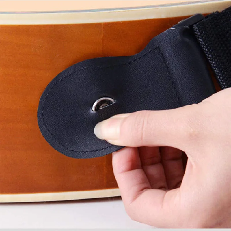 2pcs gitarre strap locks ende pins schwanz nagel lock taste heringe schraube flach kopf für akustische klassische e gitarre bass ukulele free glo