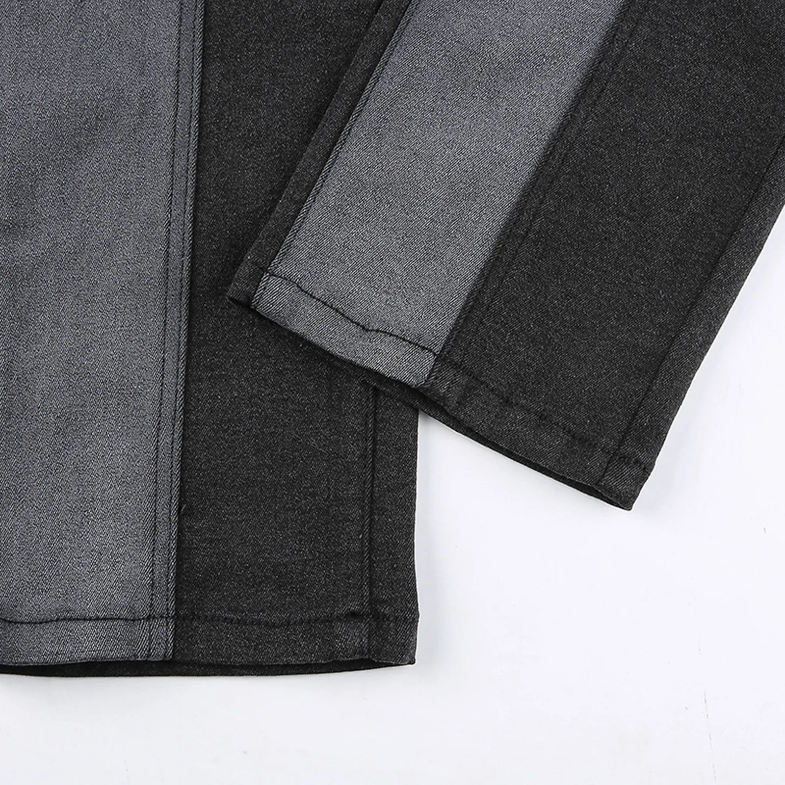 

Women Fashion Casual Matching Color block Straight-Leg Slim Jeans Pants undefined 2021 Fashion