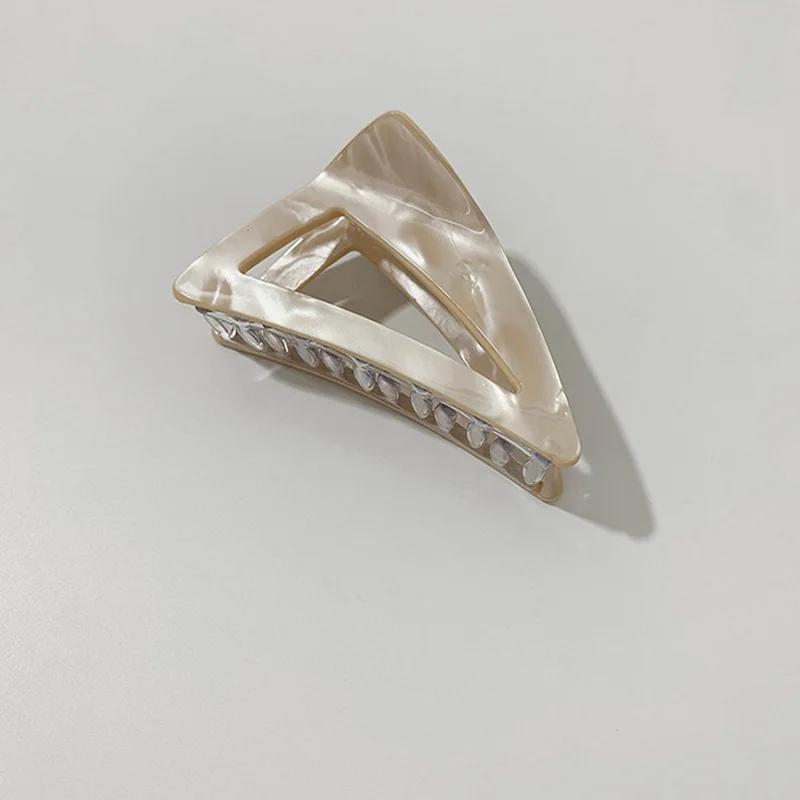 

New Women Elegant Vintage Acetate Leopard Triangle Hair Claws Sweet Back Hair Clips Hairpins Headband Fashion Hair Accessories