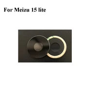 2pcs high quality for meizu 15 lite 15lite meizu15lite back rear camera glass lens repairment repair parts test good 5 46 inch