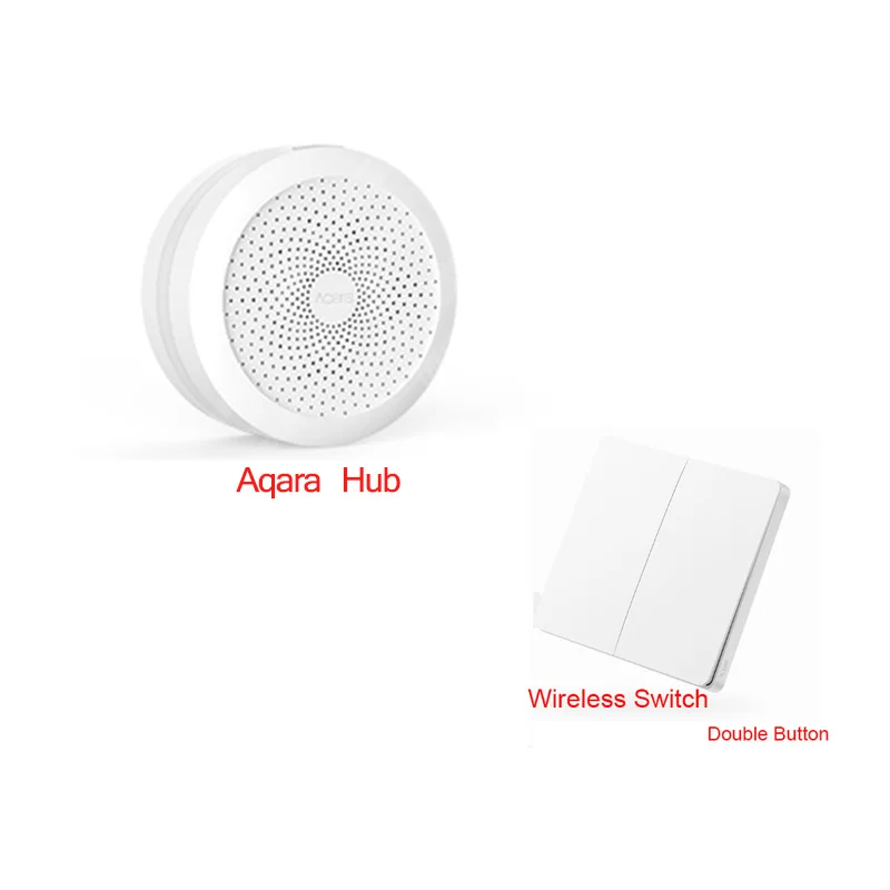 gateway switchdou Умный дом Xiaomi Aqara умный светильник ZiGBee настенный выключатель розетка через смартфон приложение Xiaomi беспроводной пульт дистанционного управления - Color: gateway switchdou