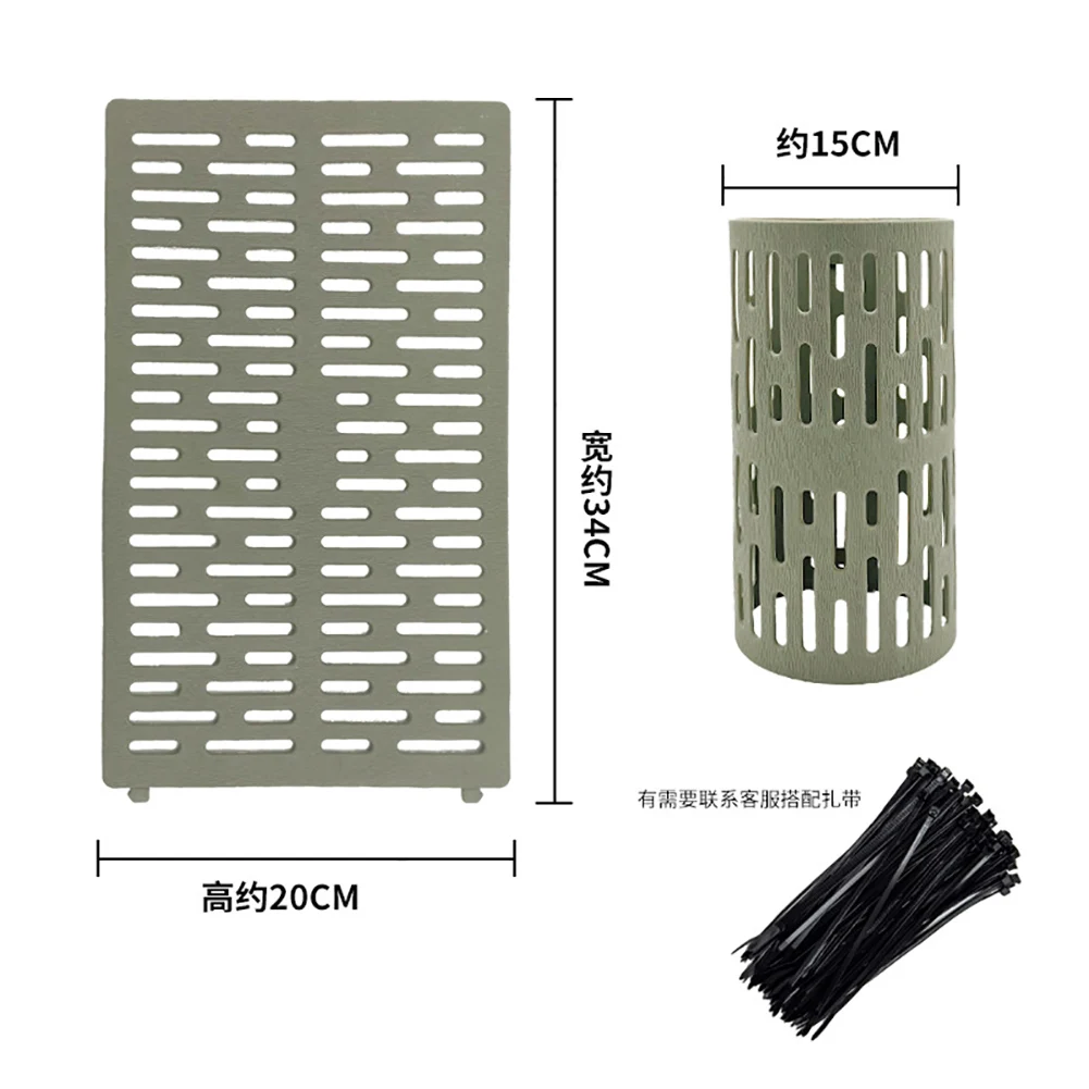 

8 Pack Plastic Tree Trunk Protector Interlocking Flexible Tree Trunk Wraps Tree Guard Against Animal Mower Trimmer Sun Damage