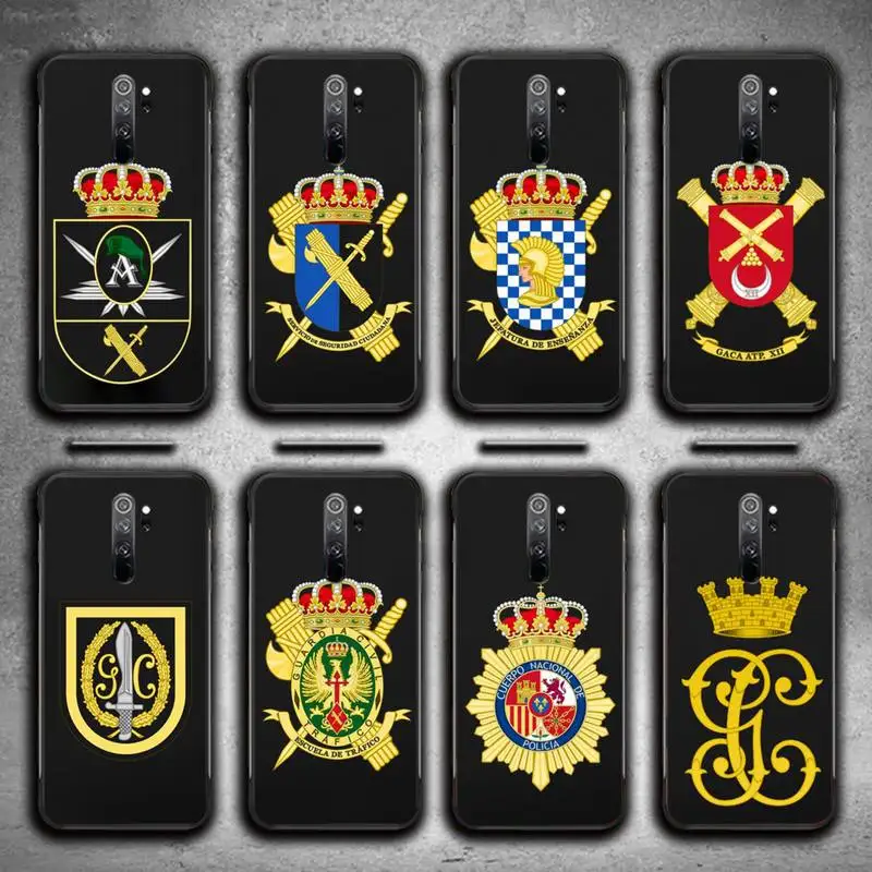 

Emblem Of The Spanish Civil Guard Phone Case For Redmi 7 8 9 A K20 30 Pro Note 8 9 Pro 9s