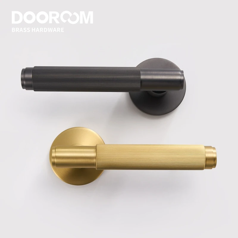 Набор латунных дверных рычагов Dooroom комплект фиксаторов для интерьера спальни