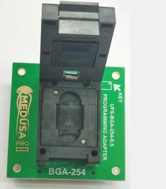 Новейший оригинальный BGA 254 адаптер с разъемом Medusa Pro II UFS|Детали устройств связи| |