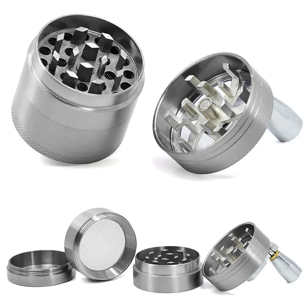 Мини металлический измельчитель для табака травы Специи дробилка сплав