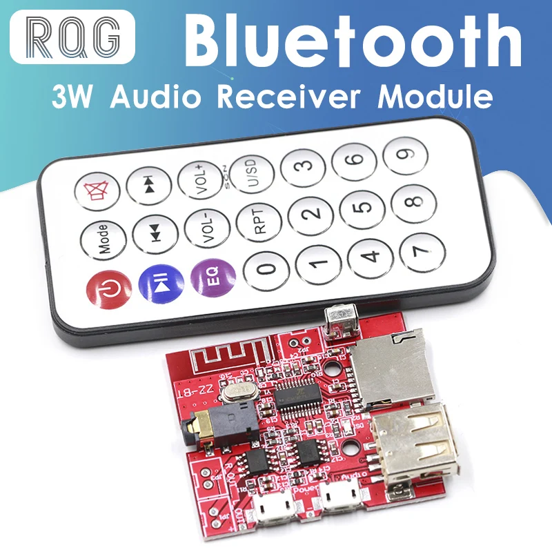 Автомобильная плата декодирования Bluetooth 4 1 MP3 WAV 3 Вт усилитель динамика модуль