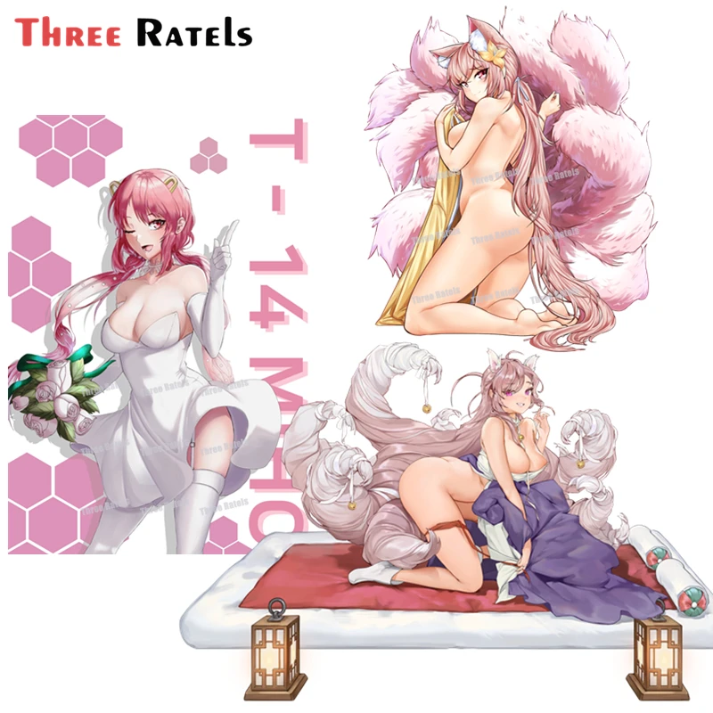 

Three Ratels A108 T 14 Miho For Last Origin Car Stickers Hot Sexy Anime Girl Vinyl Decal Window Wiper Tailgate Car Styling