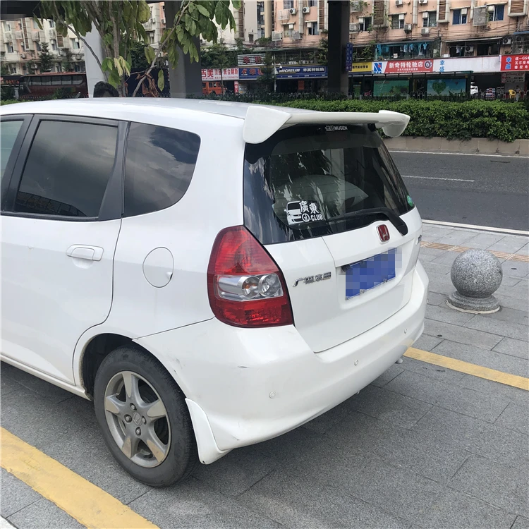 Спойлер для Fit 2004-2007 Honda Jazz спойлер WYK ABS пластик Материал заднее крыло автомобиля