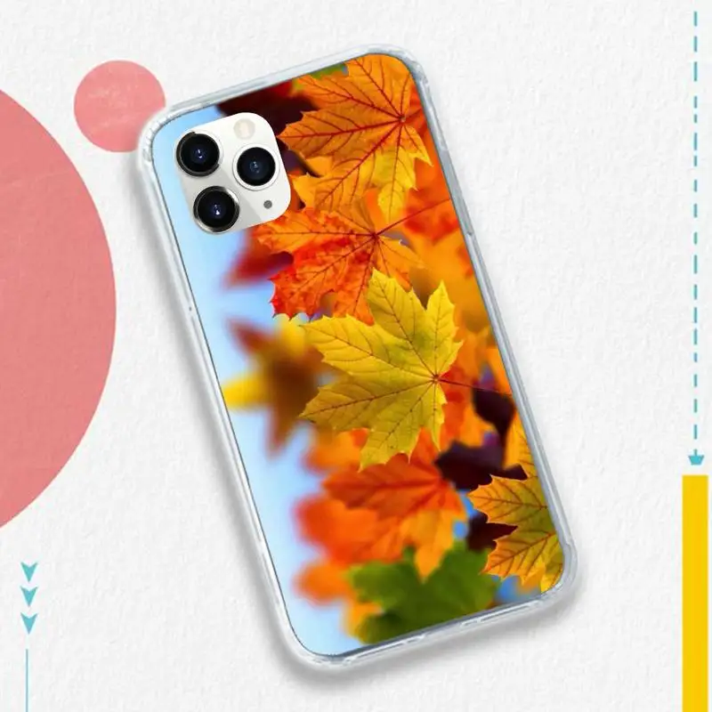 

Leaf plant pattern Phone Case for iPhone 11 12 mini pro XS MAX 8 7 6 6S Plus X 5S SE 2020 XR