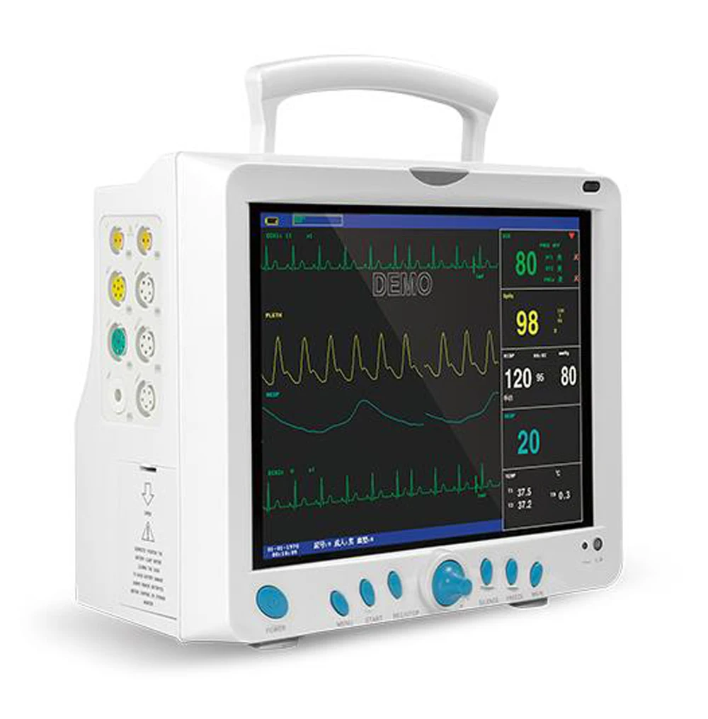 Монитор пациента CONTEC CMS9000 12 1 дюйма монитор жизненно важных признаков ICU CCU 6