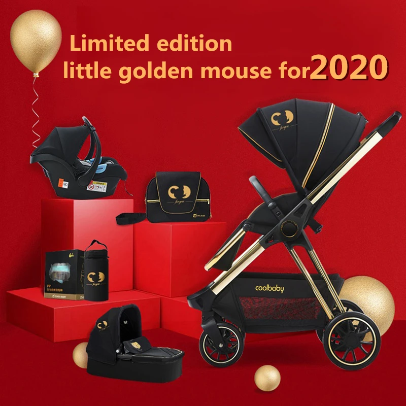 

Ульсветильник Кая детская коляска 3 в 1, роскошные коляски с высоким ландшафтом, переносная дорожная коляска с двумя направлениями