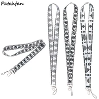 ad740 patchfan vintage viking symbol lanyard strap neck for key id card phone usb badge holder diy hang rope webbing for worker