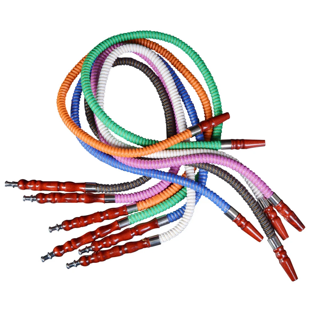 Деревянный курительный шланг для кальяна 1 шт. разноцветный длиной 100 см