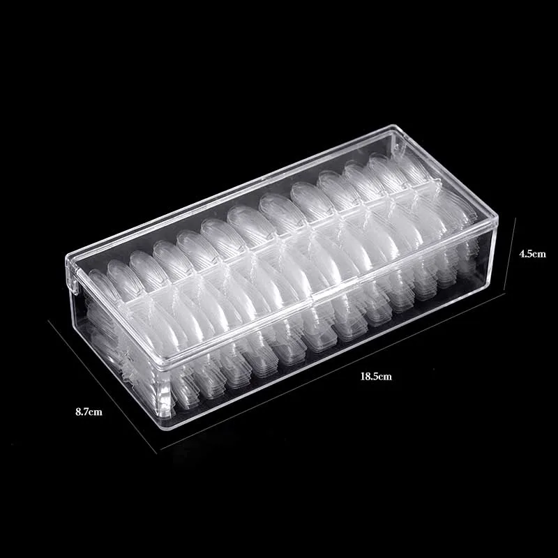 1 коробка прозрачные накладные акриловые ногти для французского