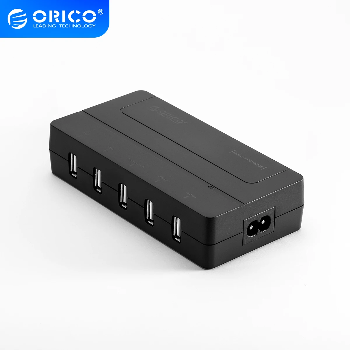 ORICO USB зарядное устройство 5 портов настольное В/6A Макс 30 Вт для iPhone Samsung Xiaomi OPPO Vivo